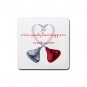 Custom Rubber Square Coaster 4 pack Logo Promotional Business