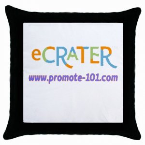 Custom Throw Pillow Case BLACK Customize Promotional Item Personalize It