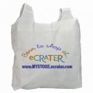 Custom Recycle Bag Green Bags Ecrater Logo and YOUR store address