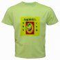 Custom Kiwi Green T-Shirt Large Customize Personalize Business Logo #CT