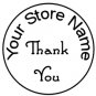 Custom Round Rubber Stamp Self Inking #AN