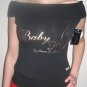 Baby Phat Offshoulder shirt $80 Retail size M Black