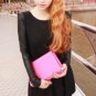 Long sleeve quality ladies dress EURO & USA style fashion Knitting splicing PU dress