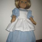 Dorothy Dress and Pinafore fits American Girl-New