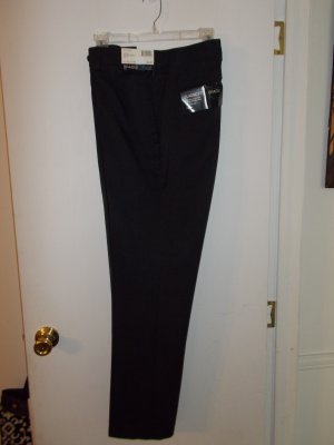 Louis Raphael Flat Front Dress Pants W34 L30 Charcoal
