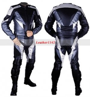 Custom made Leather Motorbike Racing Suit With CE Approved Protection