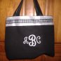 Monogrammed placemat purse