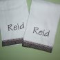 Personalized burp cloths