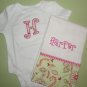 Embroidered baby gift sets