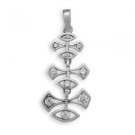 Pendant with Cubic Zirconia  .925