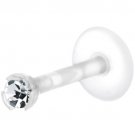 20pcs Wholesale Lot 16ga 1.2mm Bioflex Labret Lip Monroe Tragus with Gems
