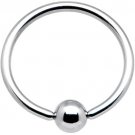 16g Nipple Captive Bead ball Ring BCR CBR 16ga (1.2mm) – 7/32” (6mm) Diameter 3mm Bead Ball