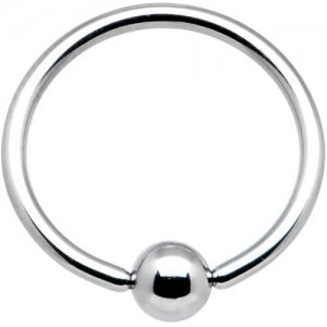 16g Nipple Captive Bead ball Ring BCR CBR 16ga (1.2mm) &acirc;�� 7/32&acirc;�� (6mm) Diameter 3mm Bead Ball