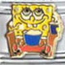 Free Shipping: Spongebob at the Movies Enamel Italian 9mm Charm