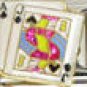 Free Shipping: Blackjack Enamel Italian Charm 9mm (Black Jack Las Vegas Casino)