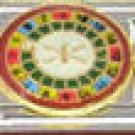 Free Shipping: Las Vegas  Roulette Wheel Enamel Italian Charm 9mm (Casino)