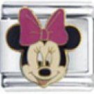 Free Shipping: Disney's Minnie Mouse Enamel Italian Charm 9mm