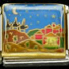 Free Shipping: Christmas Three Wise Men in Bethlahem Italian Charm 9mm