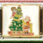 Free Shipping: Santa and Mrs Claus Decorating a Christmas Tree Italian Charm 9mm