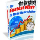PDF eBook -  The Fastest Ways to Make Money Online + 5 more highly valuable eBooks