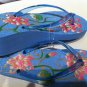 Blue flip flop Floral Design