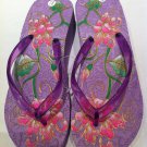 Purple Flip Flop Floral design