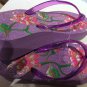 Purple Flip Flop Floral design