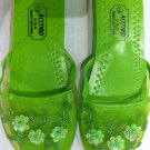 Green Mesh Slippers