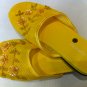 Yellow Mesh Slippers