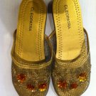 Bronze Mesh Slippers
