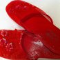 Red Mesh Slippers