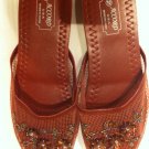 Chocolate Brown Mesh Slippers