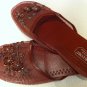 Chocolate Brown Mesh Slippers
