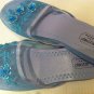 Light Blue Mesh Slippers