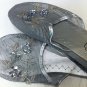 Silver Mesh Slippers