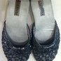 Black Sequin Slippers
