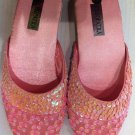 Pink Sequin Slippers