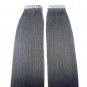 Tape in #1B Dark Brown 20 pieces Remy human hair extensions 50 grams 20"