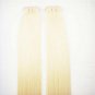 Tape hair #613 Bleach Blonde 20 pieces Remy human hair extensions 50 grams 22"
