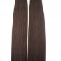 Seamless Tape hair #4 Medium Brown 40 pieces Remy human hair extensions 100 grams 18"
