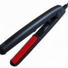 Ceramic Tourmaline small Portable Mini flat iron curling straigtener Black