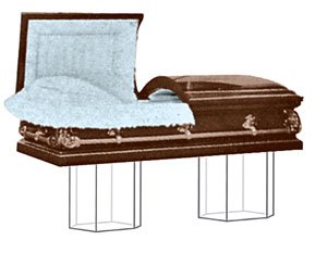Casket Pedestals - Nearly Invisible (One Set / Two Pedestals -CE 6950)