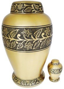 "Soulful Peace" (TM) Brass Urn