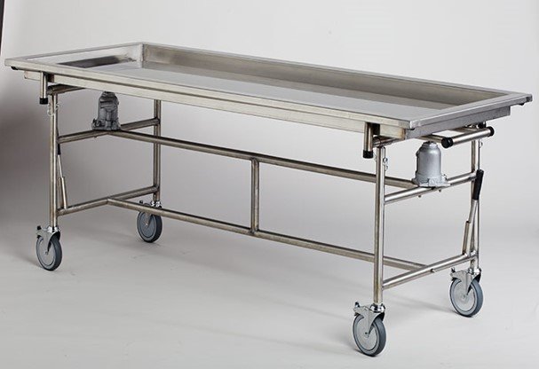 BRUTE Hydraulic Embalming Table (1,500-lbs Capacity / 1-Year Warranty)