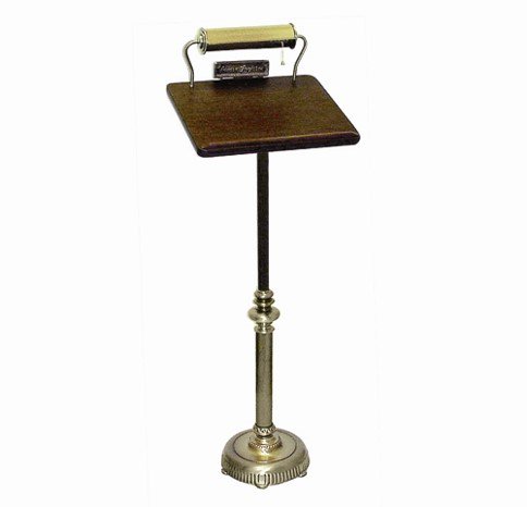 Single-Leg Register Stand With Reflector Shade