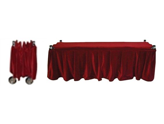 Frameless Church Truck Drape - Black