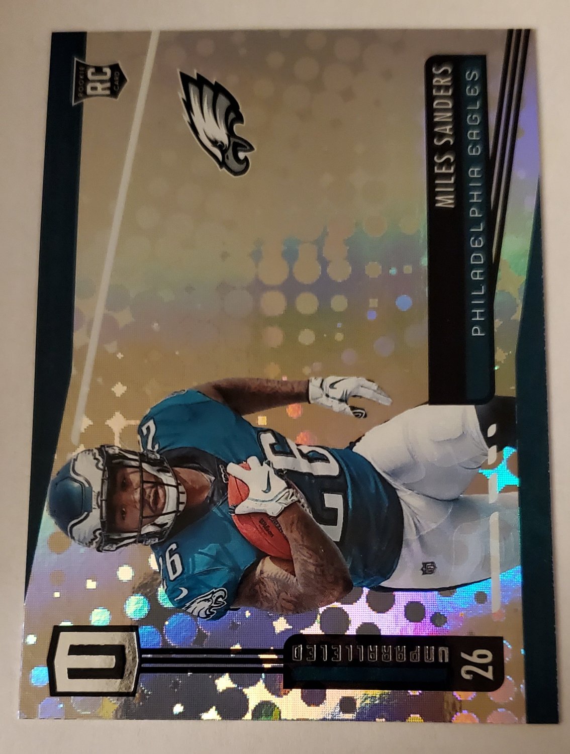 Miles Sanders 2019 Unparalleled Rookie Card