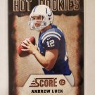 Andrew Luck 2012 Score Hot Rookies Insert Card