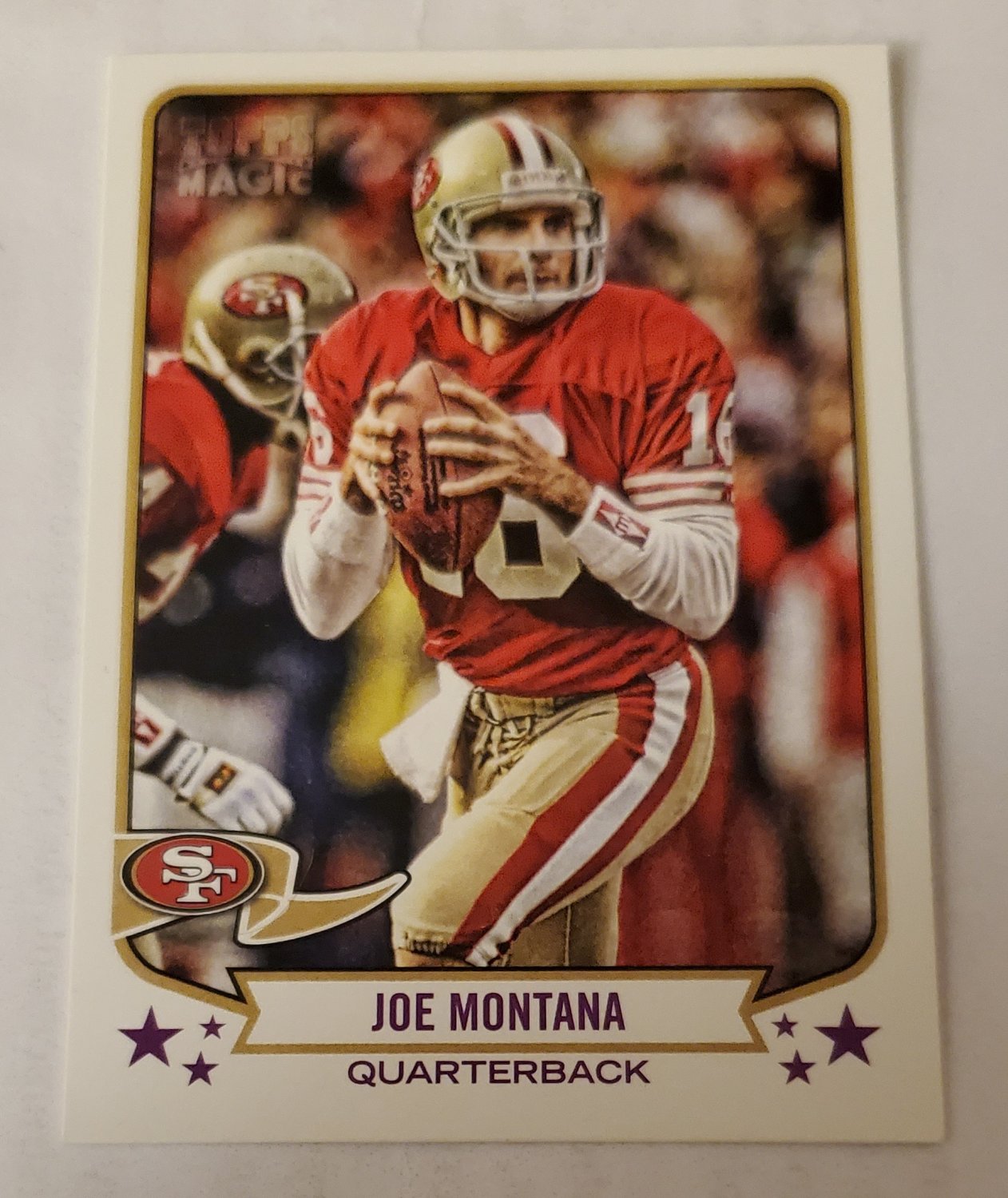 Joe Montana 2013 Topps Magic Base Card