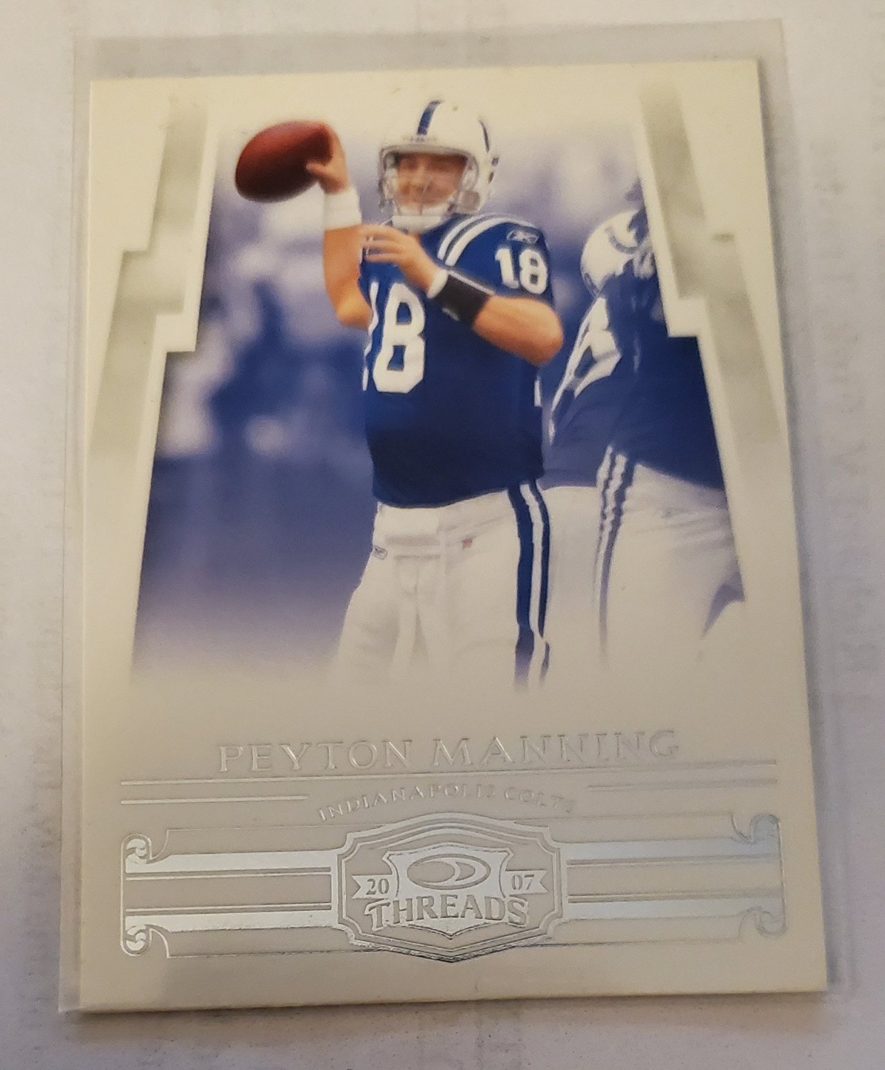 Peyton Manning 2007 Donruss Threads Base Card